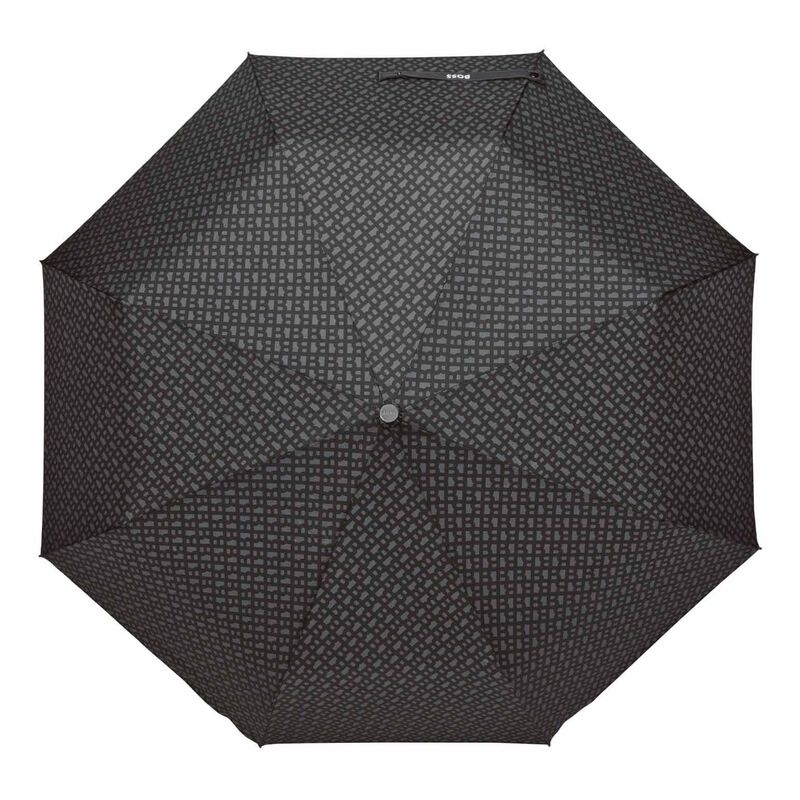 Hugo Boss Pocket Umbrella Monogramme Dark Grey image number 1